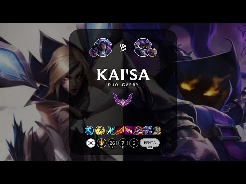 Kai'Sa ADC vs Veigar - KR Master Patch 14.6