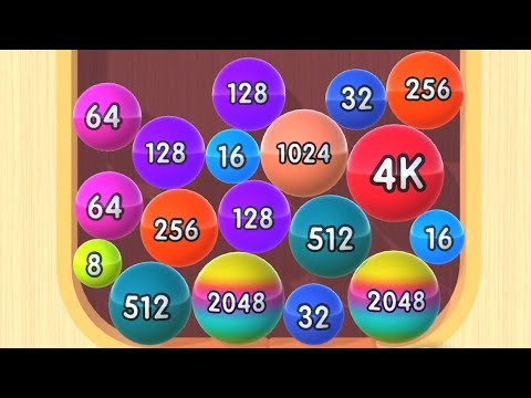 2048 Balls 3D - All Levels Gameplay Android, iOS