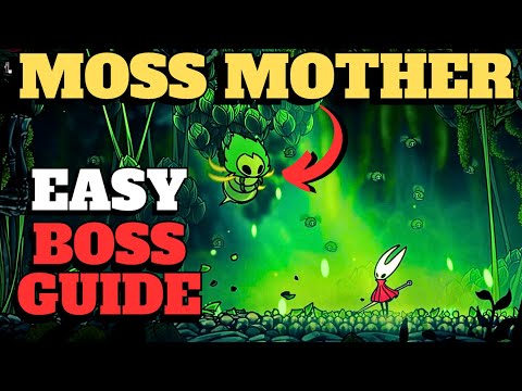 Hollow Knight Silksong: Moss Mother Boss Guide Gameplay (Ruined Chapel, Act 1)