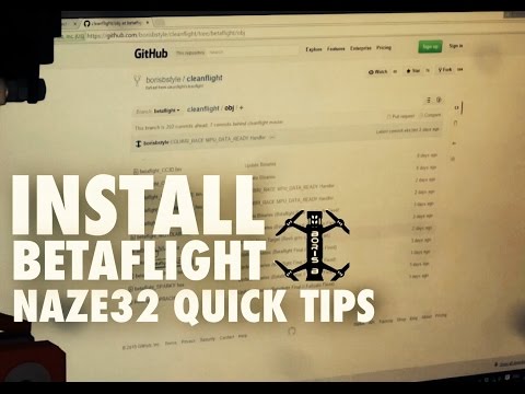 Naze32 Quick Tips - Betaflight install and setup