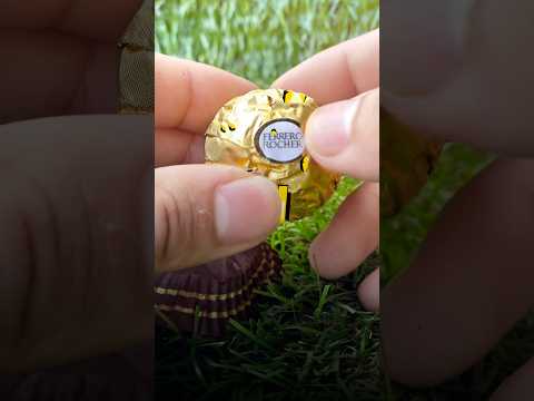 FERRERO ROCHER #chocolate #ferrerorocher #asmr #satisfying #trendingshorts