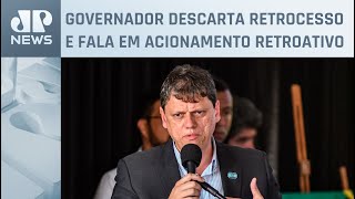 Tarcísio de Freitas defende novas câmeras contratadas para PM