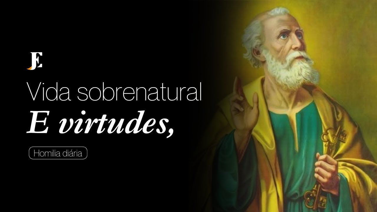 VIDA SOBRENATURAL E VIRTUDES, O INÍCIO DA SEGUNDA CARTA DE SÃO PEDRO -Homilia - II Feira - IX TC