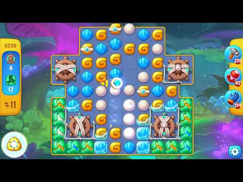 Fishdom 6238 Level - 16 moves - NO BooSTERS
