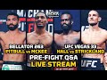 UFC Vegas 33 & Bellator 263 Pre-Fight Q&A Show LIVE Stream | MMA Fighting