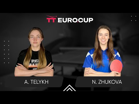 14:05 Anastasiia Telykh - Nadiia Zhukova 22.09.2024 TT Euro.Cup Women Ukraine Star. TABLE 3