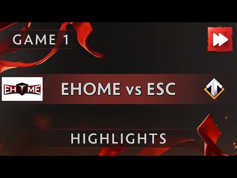 EHOME vs Escape Gaming [Game 1] The International 2016 Wildcards - Dota Highlights
