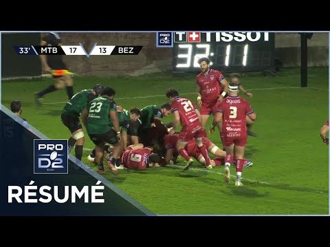 PRO D2 - Résumé US Montauban-AS Béziers Hérault: 27-30 - J22 - Saison 2020/2021