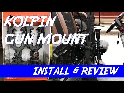 UTV GUN MOUNT - Kolpin Rhino Install and Review - Can-Am Defender