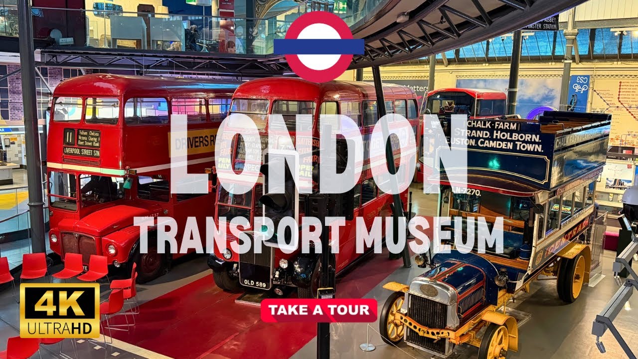 Embark on a virtual journey through the London Transport Museum.