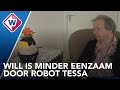Robot Tessa staat bij Will in huis in strijd tegen eenzaamheid - OMROEP WEST