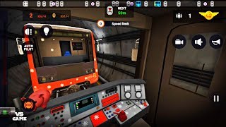 Santa's Train On Business Line | Subway Simulator 3D Android Gameplay