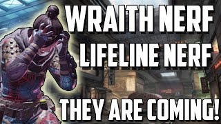 Wraith and Lifeline Nerfs Coming to Apex Legends! Mirage Buff, Respawn CEO Talks Lack of Content