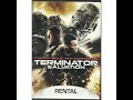 Opening To Terminator Salvation Rental DVD 2009