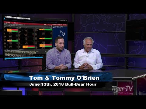 June 13th Bull-Bear Binary Option Hour on TFNN by Nadex - 2018