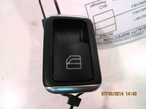 2011 Mercedes C300 Power Master / Control RR WINDOW SWITCH 204TYPE - mbiparts.com Used OEM Me... OEM