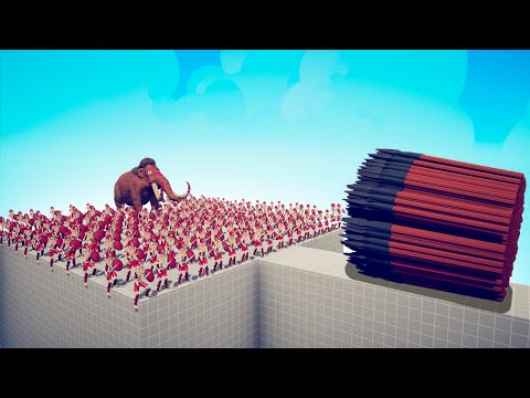 100x SKELETON + MAMMOTH vs EVERY GOD - TABS | Totally Accurate Battle Simulator 2024