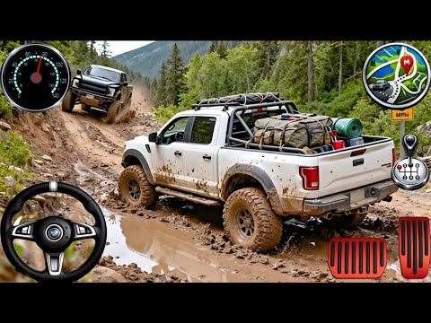 4x4 Offroad Jeep Driving Simulator 3D - Drive SUV 4x4 jeep Offroad Game - Android GamePlay