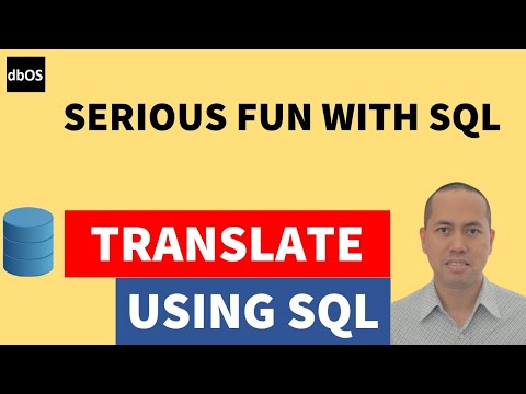 Translate Using Sql