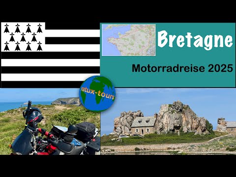 Motorradreise entlang der Küste der Bretagne