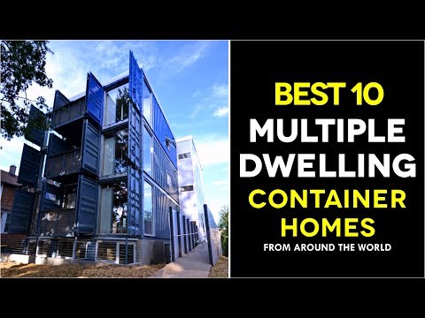 Best 10 Multi-Dwelling Modular Shipping Container Housing Across the World 2017 Video