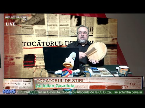 LIVE - TV NEWS BUZAU - TOCATORUL DE STIRI, cu Iulian Gavriluta. Azi despre Rezultatele alegerilor la