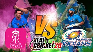 RR vs MI - Rajasthan Royals vs Mumbai Indians IPL Match 51 Highlights Real Cricket 20