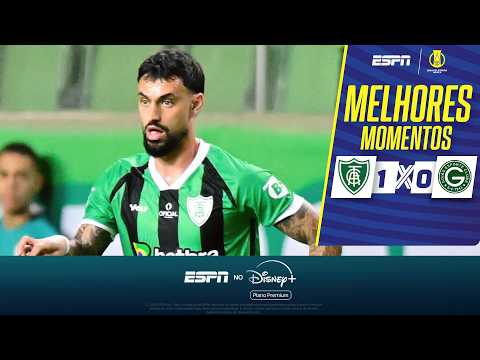 Gols e lances de América-MG x Goiás