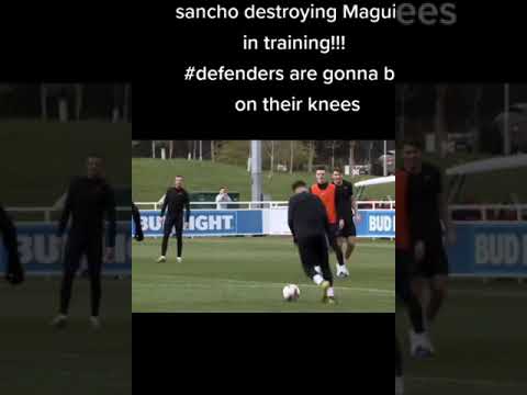 Sancho Destroys Harry Maguire In Training 😂  