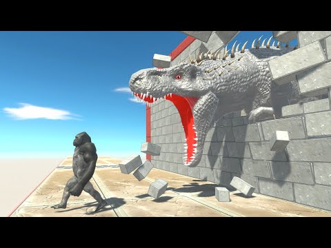 INDOMINUS REX Unexpected Attack - Animal Revolt Battle Simulator