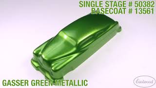 50221ZP 3:1 Single-Stage Auto Car Paint, 96 oz., Gasser Green Metallic - video thumbnail 4