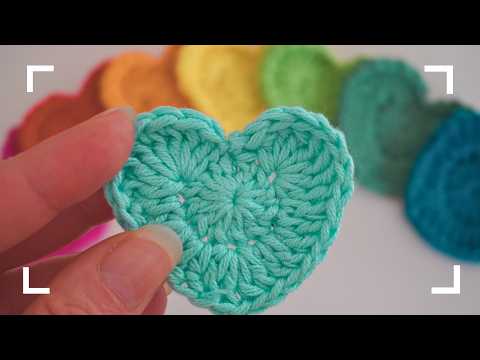 ❤️ Easy Crochet Heart in Just 2 Rounds – Perfect for Beginners! DIY Step-by-Step