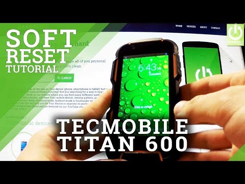 Soft Reset TECMOBILE Titan 600 - Open the Back Cover and Remove the Battery
