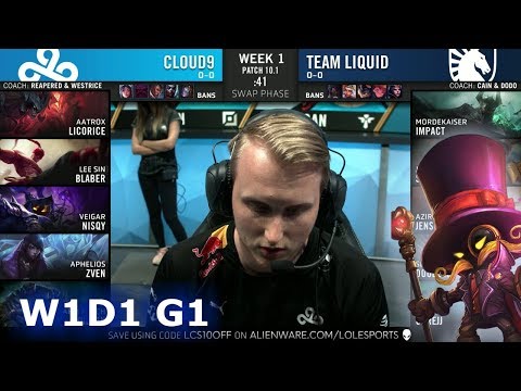 Cloud 9 vs Team Liquid | Week 1 Day 1 S10 LCS Spring 2020 | C9 vs TL W1D1
