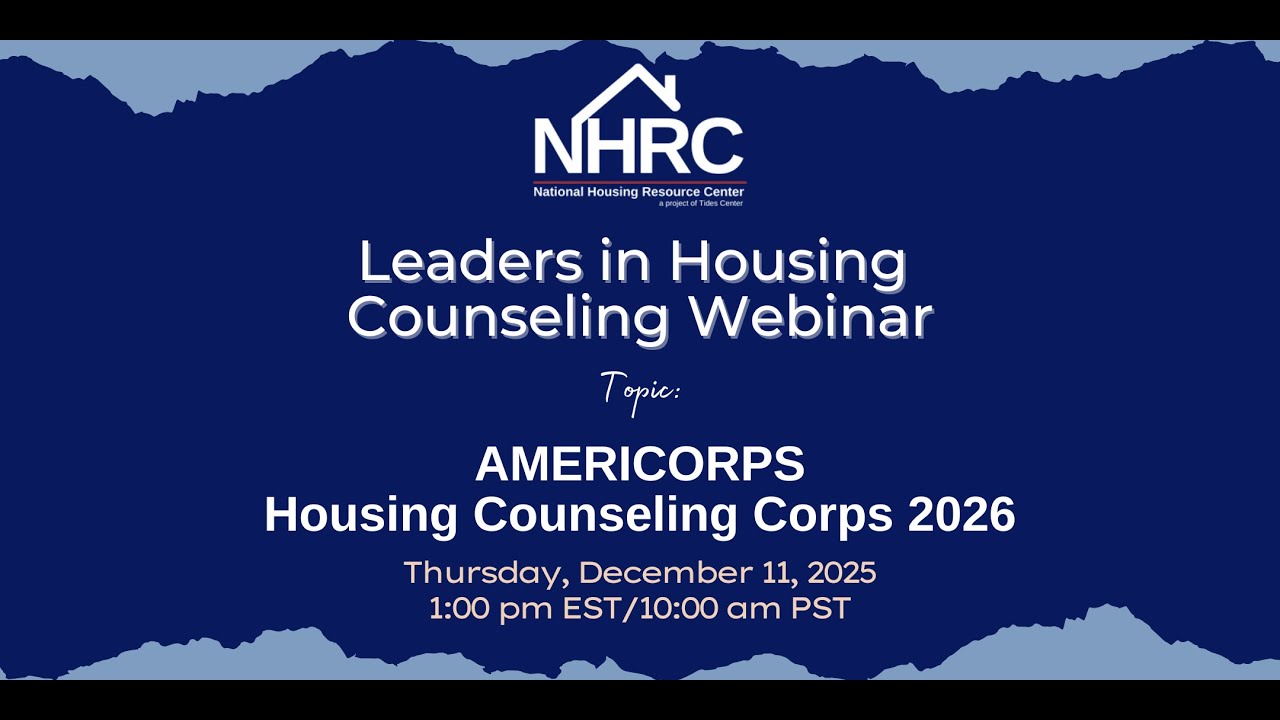 AmeriCorps Housing Counseling Corp 2026