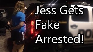 Jess Gets Fake Arrested!: Vlogmas Day 8