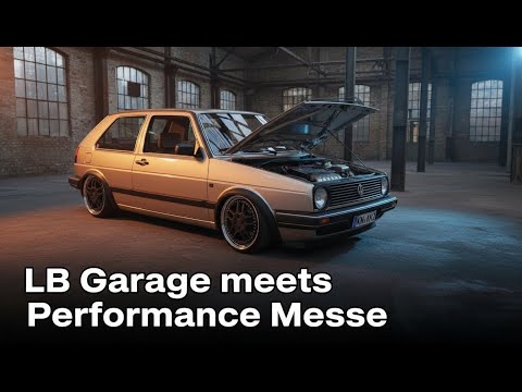 „Bekannter YouTuber @LBGarage präsentiert VR6 Golf 2 auf der Performance Messe! Rückblick