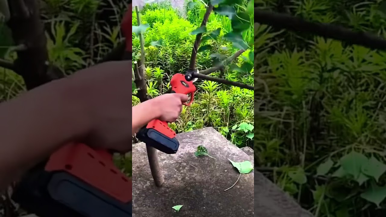 Tesoura de poda elétrica ferramenta usada na agricultura e na jardinagem