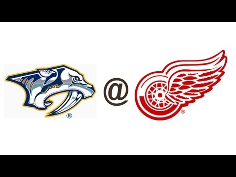 Pavel Datsyuk against Nashville Predators 10/4/2008 - Stanley Cup 2008 Round 1 Game 1 Highlights