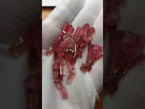 50 pink tourmaline gemstones 70.00 CTS www.puritygems.etsy.com