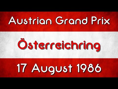 1986 Austrian Grand Prix - Turbos & Tantrums