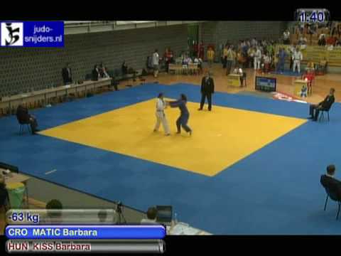 Judo 2009 Koper: Matic (CRO) - Kiss (HUN) [-63kg].