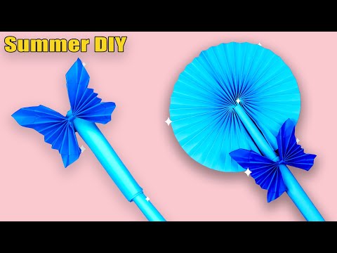 How to Make an Origami Paper Fan – Easy DIY Craft for Beginners