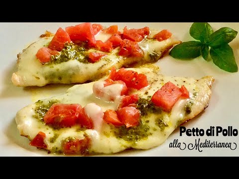 PETTO DI POLLO alla MEDITERRANEA Ricetta in 3 minuti in padella - TUTTI A TAVOLA