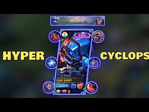 CYCLOPS USER'S  YOU MUST TRY THIS BROKEN BUILD FOR AUTO MANIAC ENEMIES | CYCLOPS BEST BUILD | MLBB