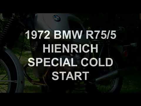 Thumbnail for 1972 BMW R75/5 HIENRICH SPECIAL COLD START by BMW