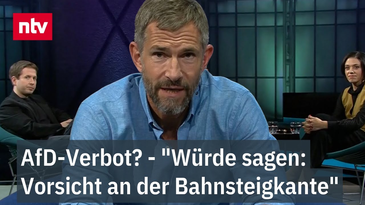 AfD-Verbot - "Würde sagen: Vorsicht an der Bahnsteigkante" | ntv #beisenherz