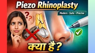 पियाजोइलेक्ट्रिक राइनोप्लास्टी क्या है? अब नाक की सर्जरी हुई और भी सेफ और स्मार्ट Piezo Rhinoplasty