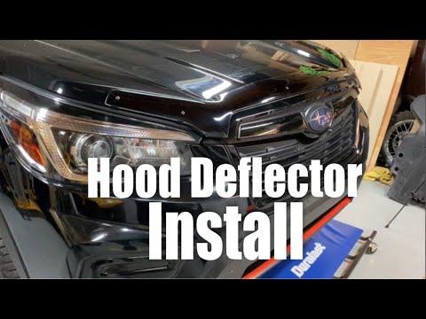 2019 Subaru Forester Hood Deflector Install
