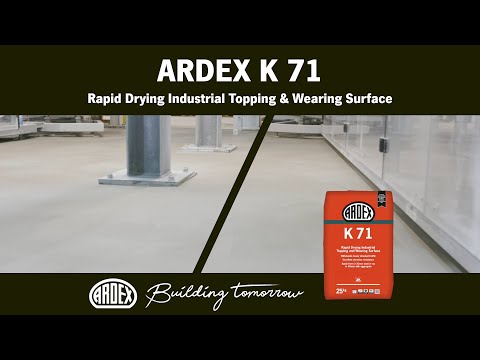 ARDEX K 71 - Wearing Screed & Industrial Topping | Installation Guide & Benefits